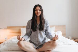 cara meditasi sebelum tidur adalah